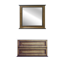 Винтаж - 90 Зеркало в раме дуб