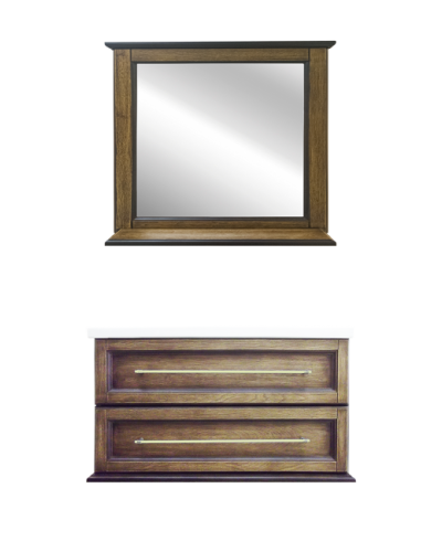 Винтаж - 90 Зеркало в раме дуб