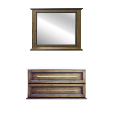 Винтаж -100 Зеркало в раме дуб