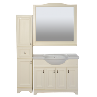 Лувр  -105 Зеркало в раме, слоновая кость О