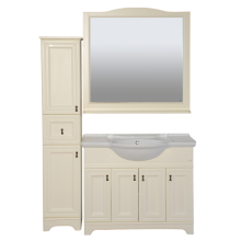 Лувр  -105 Зеркало в раме, слоновая кость О