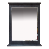 Марта - 60 Зеркало темный бетон