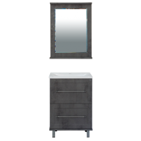 Марта - 60 Зеркало темный бетон