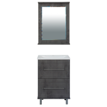 Марта - 60 Зеркало темный бетон