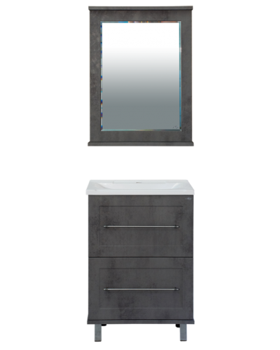 Марта - 60 Зеркало темный бетон