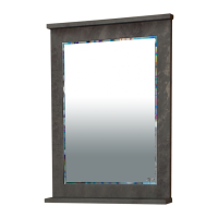 Марта - 60 Зеркало темный бетон