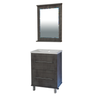 Марта - 60 Зеркало темный бетон