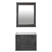 Марта - 70 Зеркало темный бетон