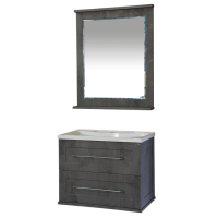 Марта - 70 Зеркало темный бетон