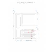 Марта - 70 Зеркало цинк