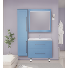 Марта - 80 Зеркало голубое матовое