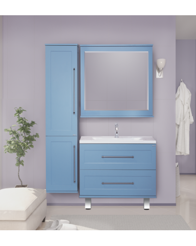 Марта - 80 Зеркало голубое матовое