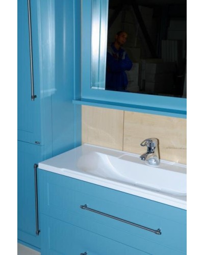 Марта - 80 Зеркало голубое матовое