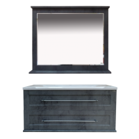 Марта -100 Зеркало темный бетон