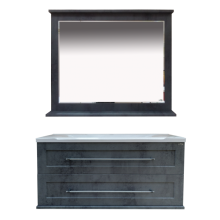 Марта -100 Зеркало темный бетон