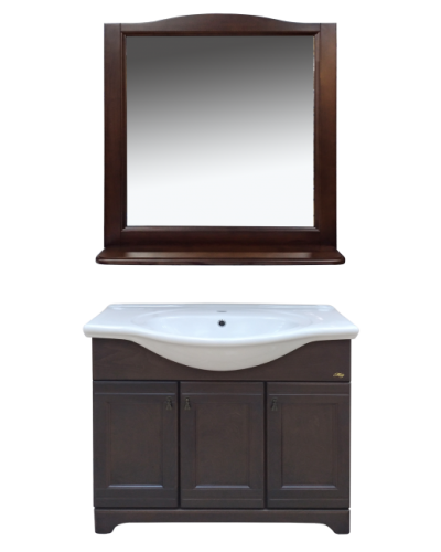 Рим -105 Зеркало в раме, орех