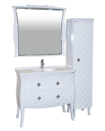 CHARME - 100 Зеркало белое со светом