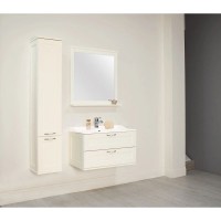 Зеркало 80х80,3 см дуб бежевый Акватон Леон 1A186402LBPR0