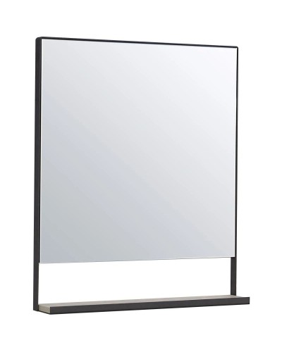 Зеркало 65х78,4 см дуб орегон/черный Акватон Лофт Урбан 1A254102LQX50
