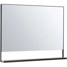 Зеркало 100х78,4 см дуб орегон/черный Акватон Лофт Урбан 1A248002LQX50