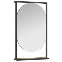 Зеркало 52х90 см дуб кантри/черный Акватон Лофт Фабрик 1A242502LTDY0