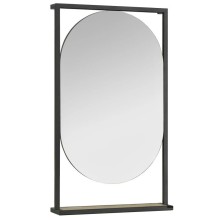 Зеркало 52х90 см дуб кантри/черный Акватон Лофт Фабрик 1A242502LTDY0