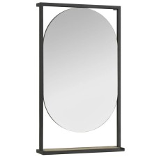 Зеркало 52х90 см дуб кантри/черный Акватон Лофт Фабрик 1A242502LTDY0