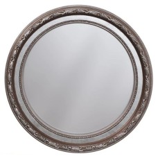 Зеркало 86,7х86,7 см античное серебро Caprigo PL301-ANTIC CR