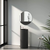 Зеркало 60х60 см черный Evoform Shadow BY 0561