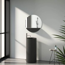 Зеркало 60х60 см черный Evoform Shadow BY 0561