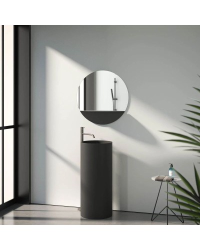 Зеркало 60х60 см черный Evoform Shadow BY 0561