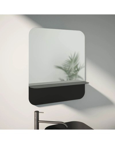 Зеркало 60х70 см черный Evoform Shadow BY 0552