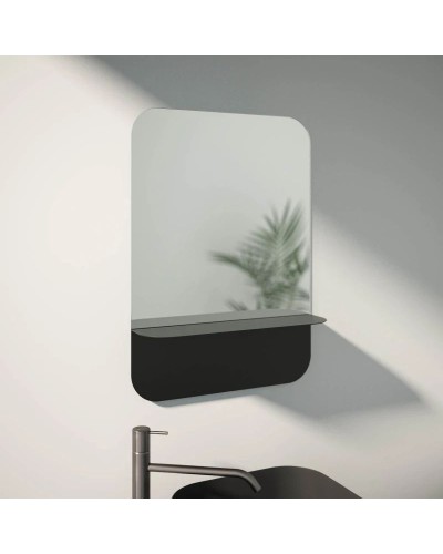 Зеркало 50х70 см черный Evoform Shadow BY 0551