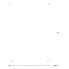 Зеркало 70х100 см Evoform Primary BY 0130