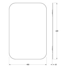 Зеркало 40х60 см Evoform Primary BY 0125