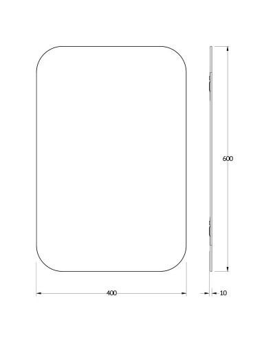 Зеркало 40х60 см Evoform Primary BY 0125