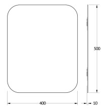 Зеркало 40х50 см Evoform Primary BY 0124