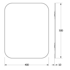 Зеркало 40х50 см Evoform Primary BY 0124