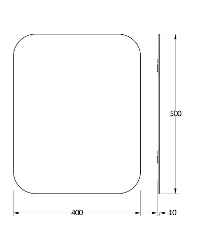 Зеркало 40х50 см Evoform Primary BY 0124
