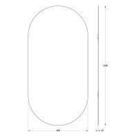 Зеркало 60х120 см Evoform Primary BY 0123