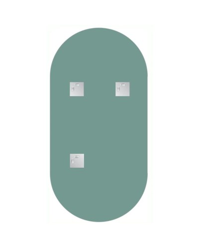 Зеркало 50х100 см Evoform Primary BY 0122