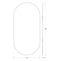 Зеркало 50х100 см Evoform Primary BY 0122