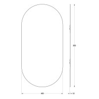 Зеркало 40х80 см Evoform Primary BY 0121