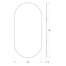 Зеркало 40х80 см Evoform Primary BY 0121