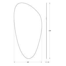Зеркало 60х120 см Evoform Primary BY 0119