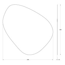 Зеркало 100х100 см Evoform Primary BY 0117