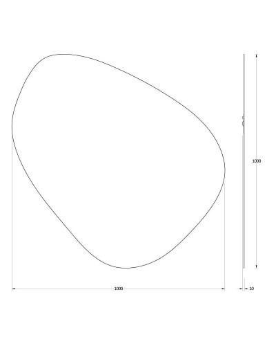 Зеркало 100х100 см Evoform Primary BY 0117