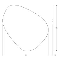 Зеркало 70х70 см Evoform Primary BY 0115
