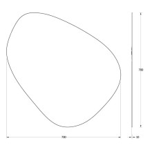 Зеркало 70х70 см Evoform Primary BY 0115