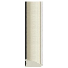 Зеркало 59х59 см белая кожа с хромом Evoform Octagon BY 7446